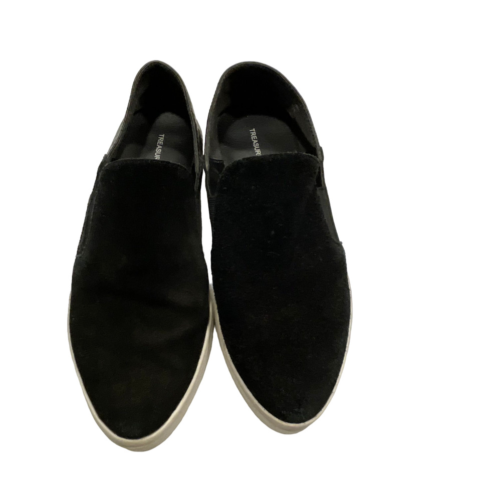 Treasure‎ & Bond Size 6 M Amari Suede Leather Snakeskin Sneaker Slip On Loafers